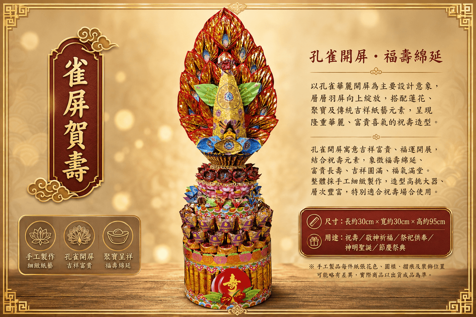 雀屏賀壽 圖片 1